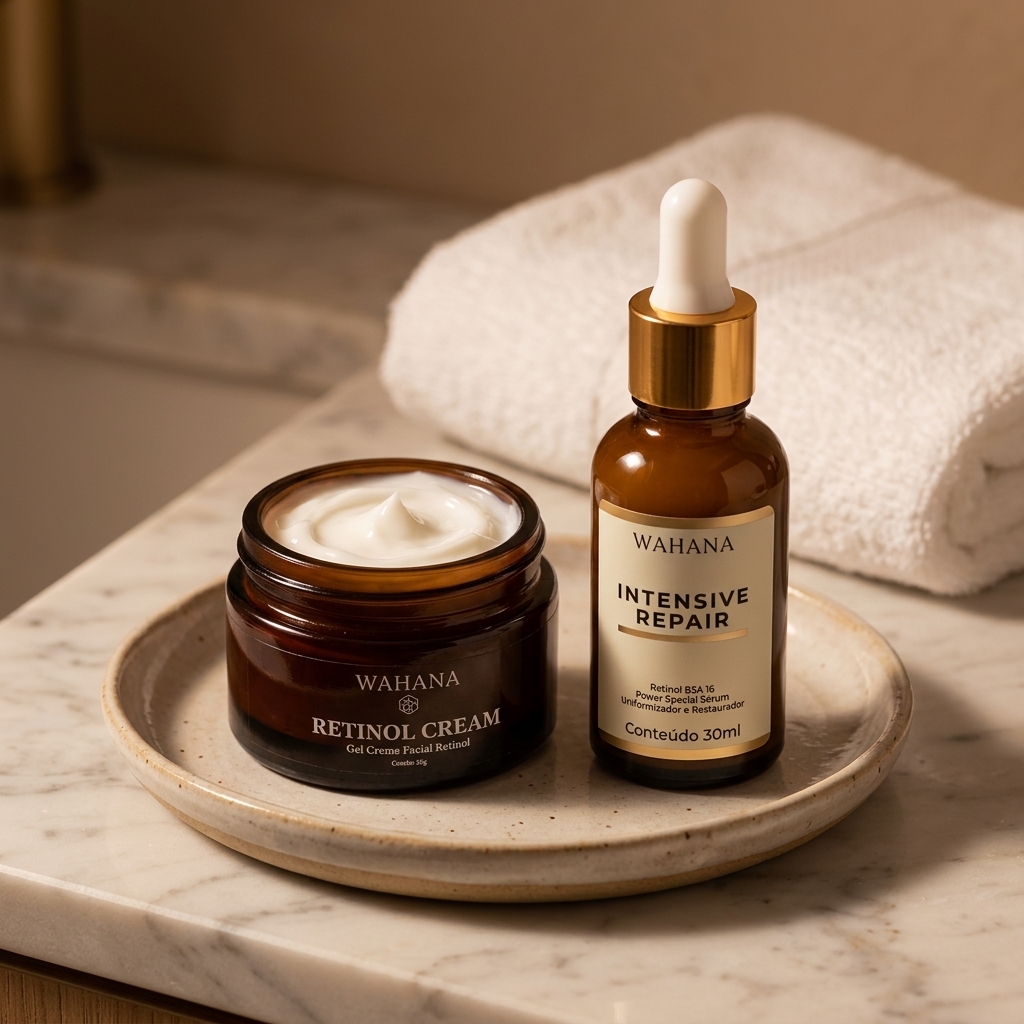 Hidratação Profunda vs Superficial: Entenda a Diferença - Intensive Repair e Retinol Cream
