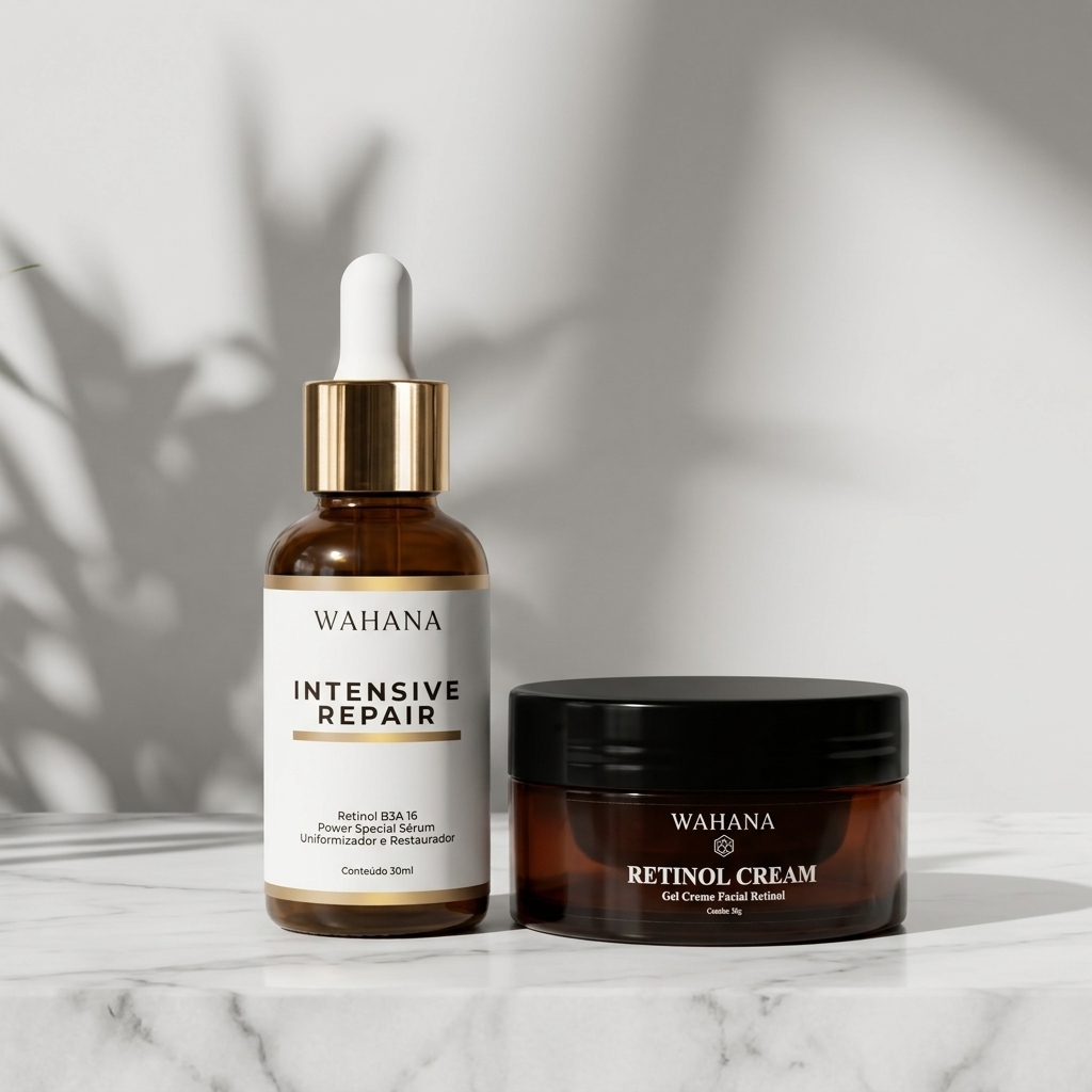 Retinol para Iniciantes: Como Começar a Usar Sem Irritar a Pele - Retinol Cream e Intensive Repair