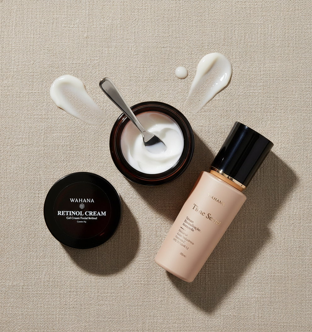 Skincare na Menopausa: O Que Muda na Pele aos 50 Anos? - Retinol Cream e Time Secret