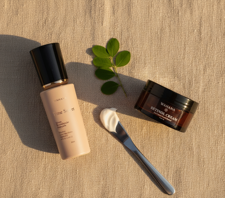 Retinol vs Bakuchiol para Pele Madura Sensível: Qual Escolher? - Time Secret e Retinol Cream