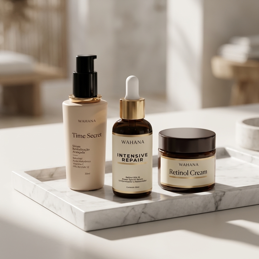 Rotina de Skincare aos 40 anos: O Guia Definitivo para Pele Madura - Time Secret e Intensive Repair