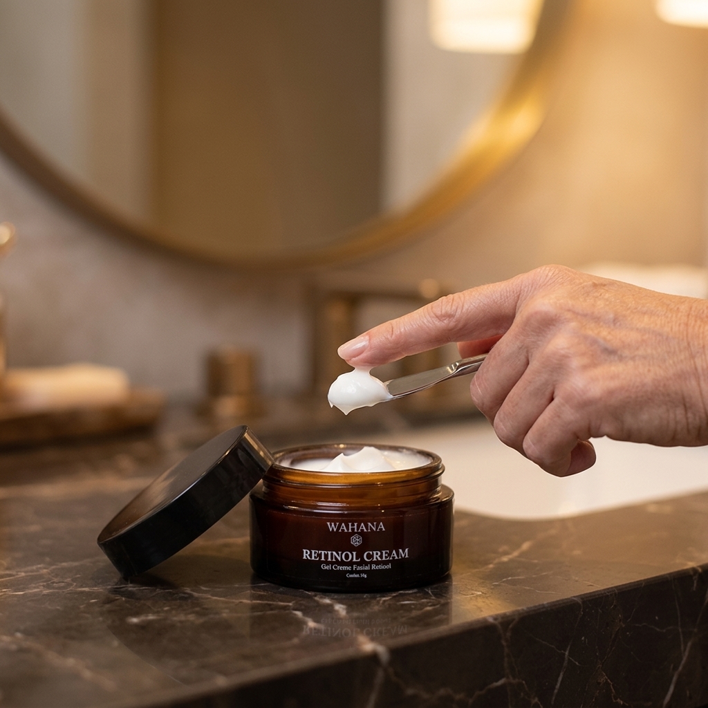 Rotina de Skincare aos 40 anos: O Guia Definitivo para Pele Madura - Retinol Cream