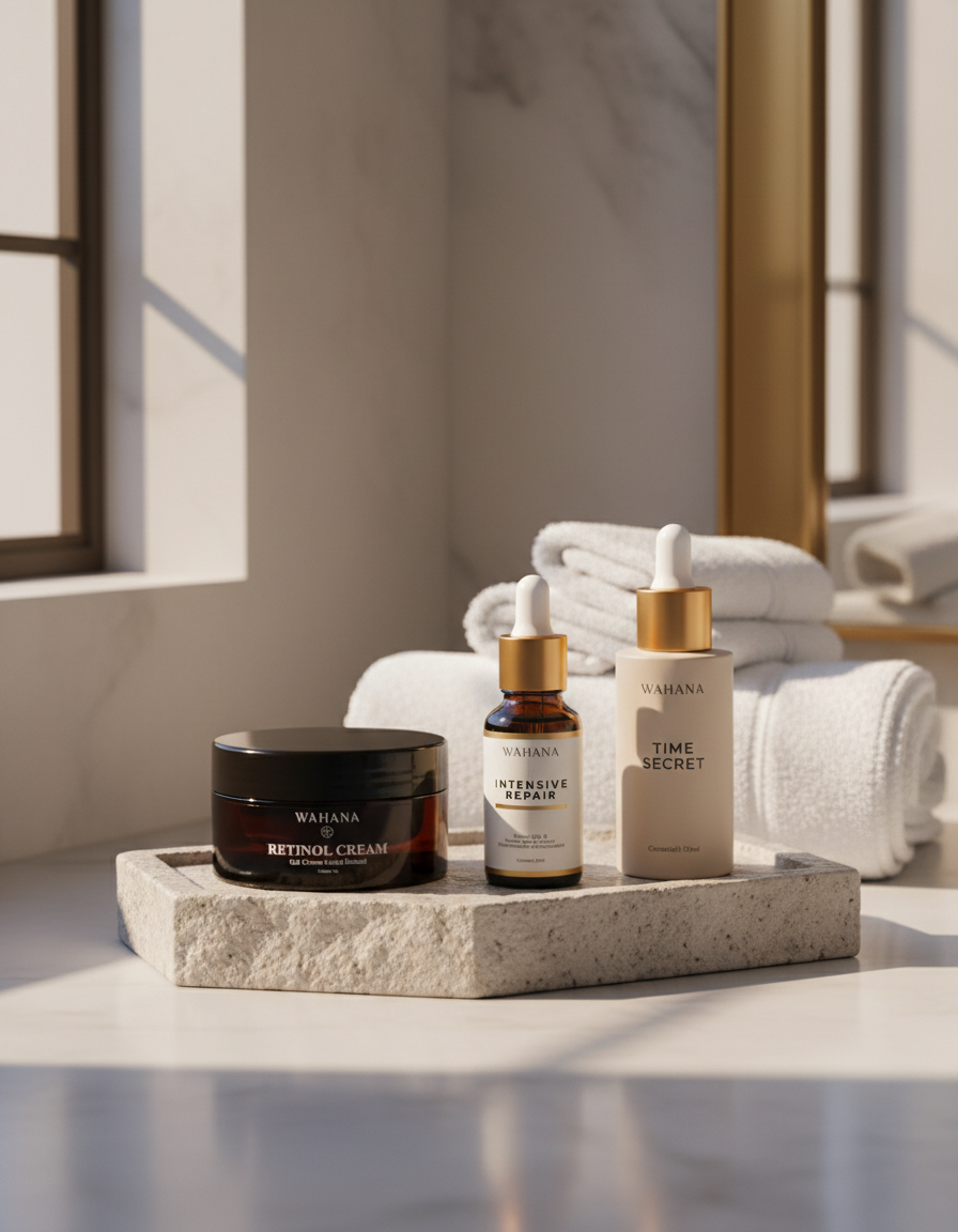 Skincare Noturno Anti-Idade: O Ritual Perfeito para Pele Madura - Retinol Cream e Intensive Repair