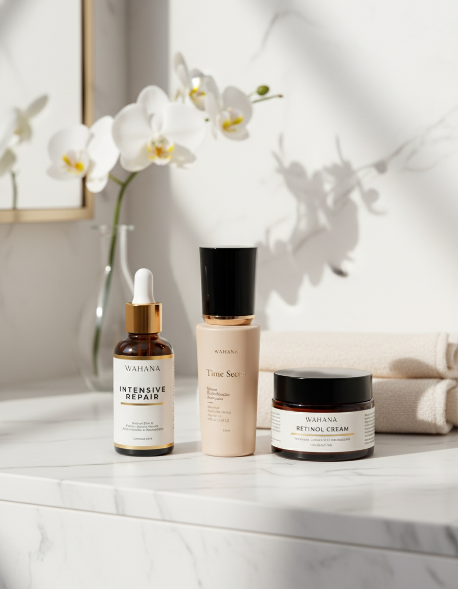 Rotina de Skincare aos 40 anos: O Guia Definitivo para Pele Madura - Time Secret e Intensive Repair