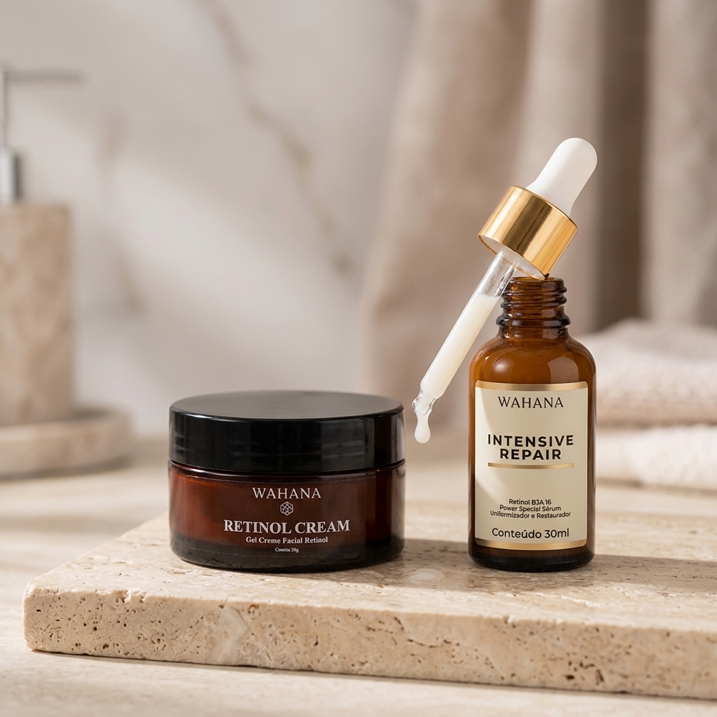 Como usar retinol na pele madura após os 45 anos? - Retinol Cream e Intensive Repair