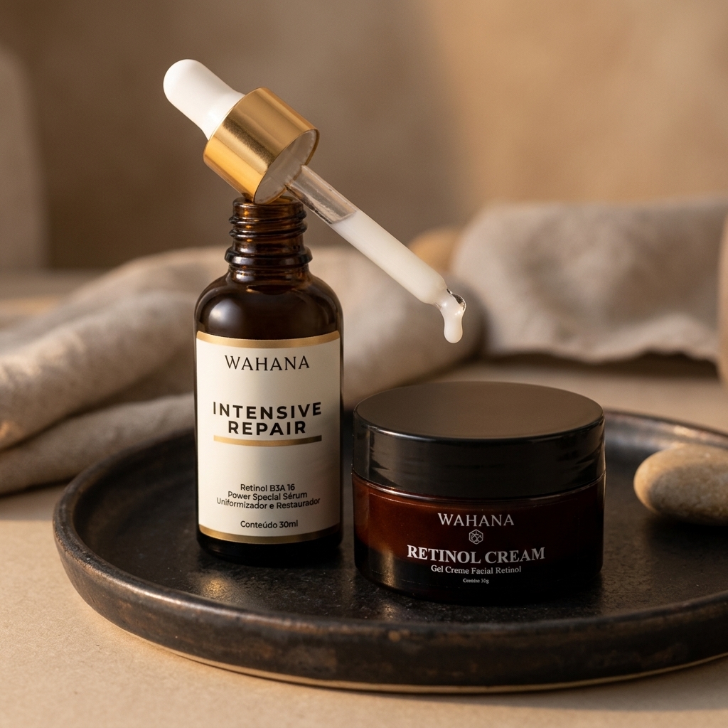 Diferença Entre Rugas e Linhas de Expressão: Como Tratar Cada Uma - Intensive Repair e Retinol Cream