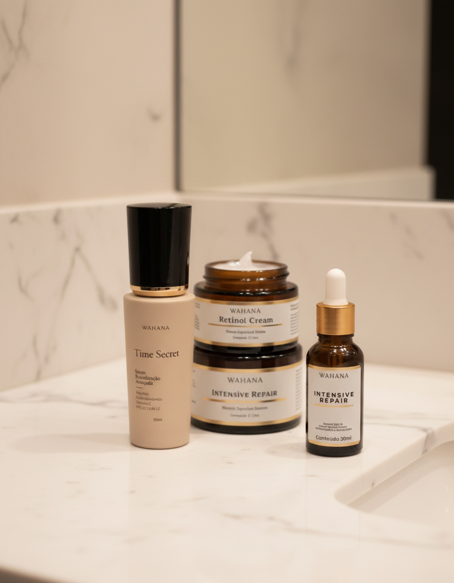 Prevenção de Rugas aos 30 Anos: O Que Começar a Usar Agora - Time Secret e Intensive Repair