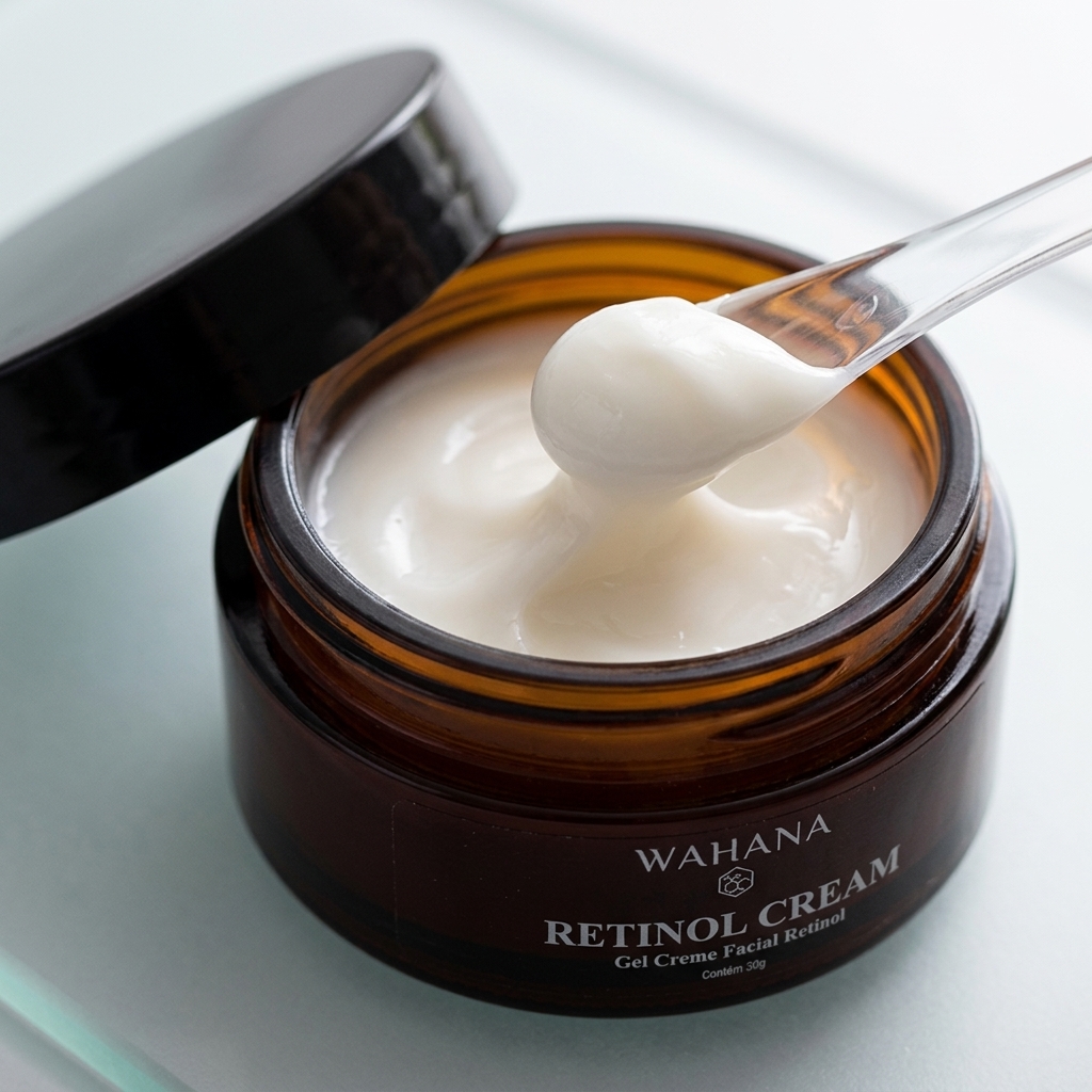 Rotina noturna ideal para pele madura com rugas e flacidez - Retinol Cream