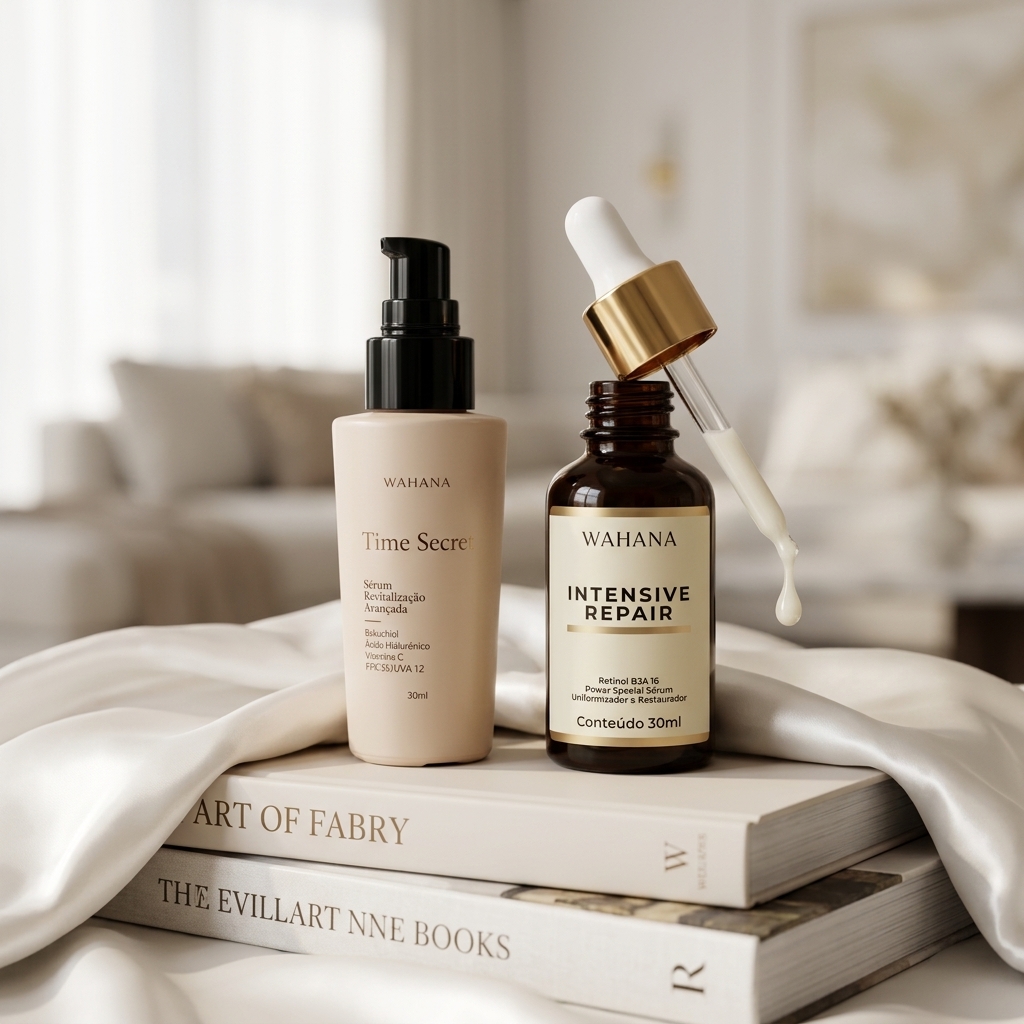 Bakuchiol é melhor que retinol para pele sensível 45+? - Time Secret e Intensive Repair