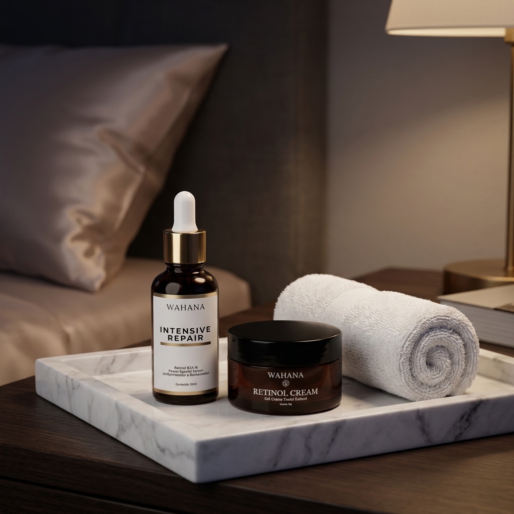 Como tratar flacidez facial após os 50 anos? - Intensive Repair e Retinol Cream