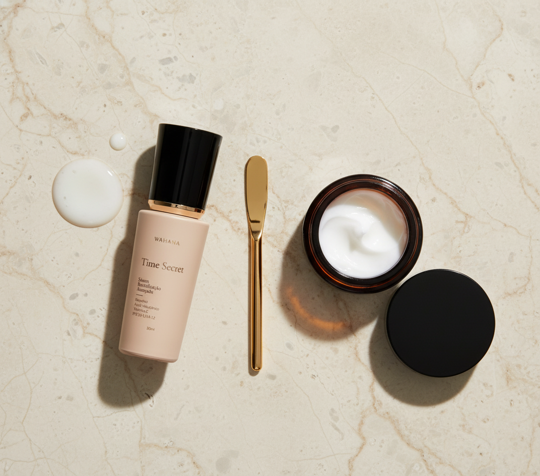 Diferença Entre Rugas e Linhas de Expressão: Como Tratar Cada Uma - Time Secret e Retinol Cream