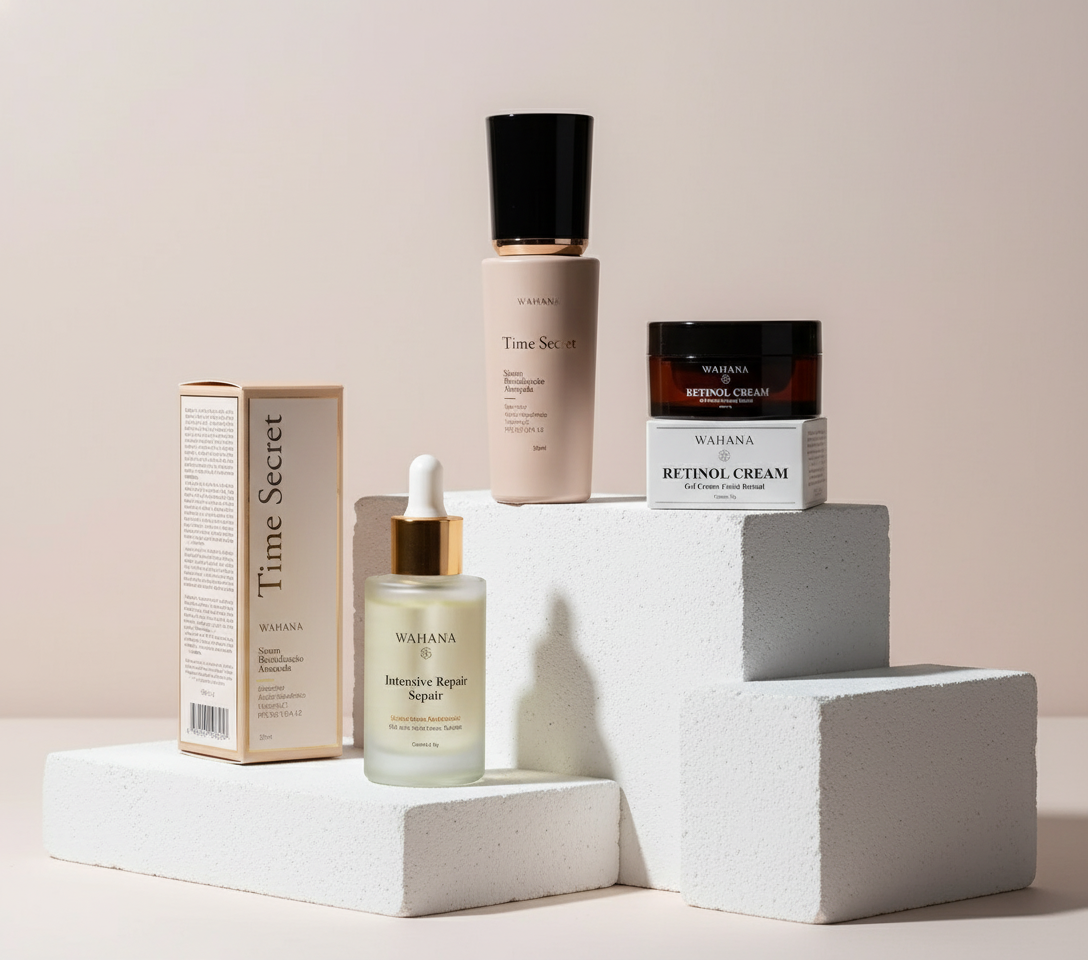 Diferença Entre Rugas e Linhas de Expressão: Como Tratar Cada Uma - Time Secret e Retinol Cream
