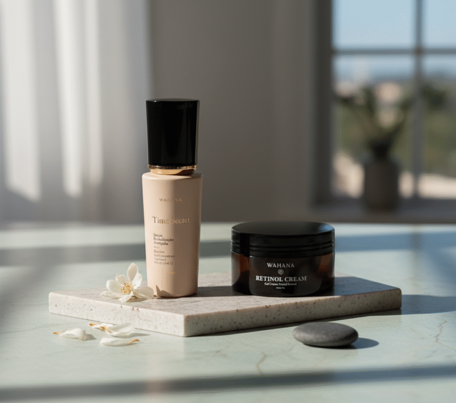 Peptídeos vs Retinol: Qual Escolher Para Sua Rotina de Skincare? - Time Secret e Retinol Cream