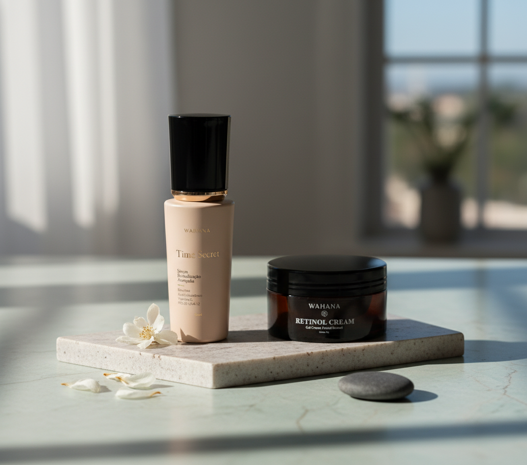 Peptídeos vs Retinol: Qual Escolher Para Sua Rotina de Skincare? - Time Secret e Retinol Cream