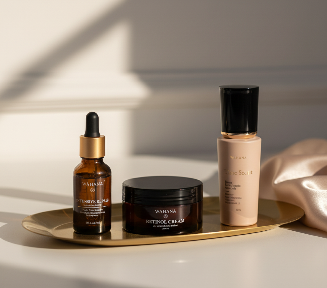 Peptídeos vs Retinol: Qual Escolher Para Sua Rotina de Skincare? - Time Secret e Retinol Cream