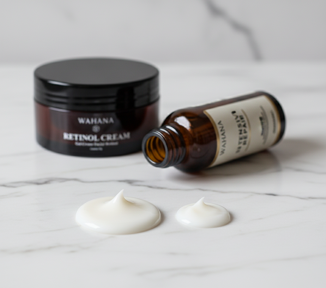 Ácido Hialurônico no Skincare: O Segredo da Hidratação Profunda - Intensive Repair e Retinol Cream