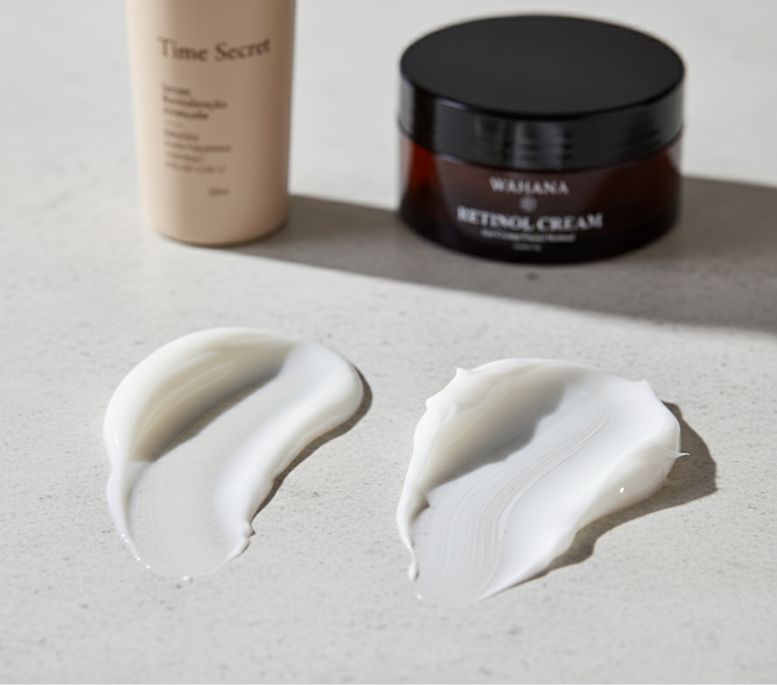 Como Diminuir Linhas de Expressão ao Redor dos Olhos - Time Secret e Retinol Cream