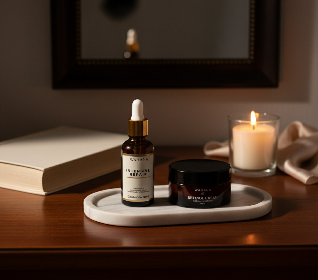 Cuidados com a Pele no Outono e Inverno: O Que Mudar na Rotina - Intensive Repair e Retinol Cream