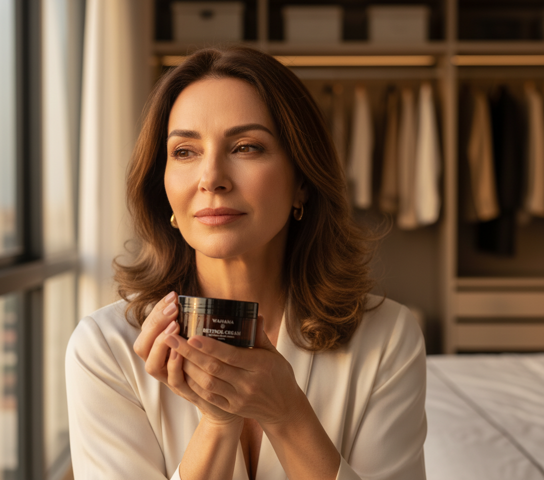 Manchas Senis e Melasma: Como Atenuar com Skincare Inteligente - Retinol Cream