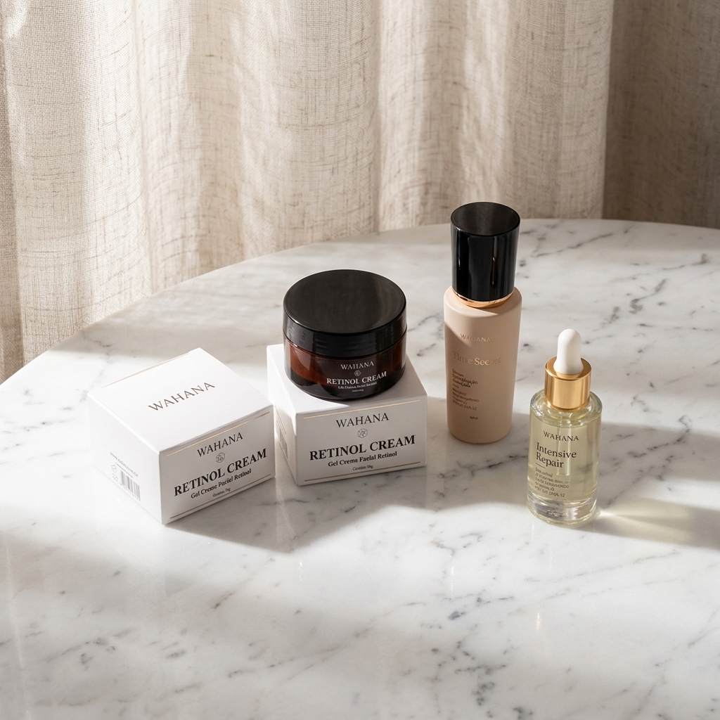 Manchas Senis e Melasma: Como Atenuar com Skincare Inteligente - Retinol Cream e Time Secret