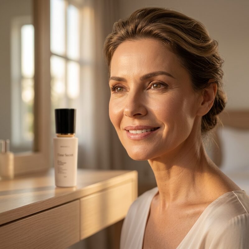 Flacidez no Rosto: Melhores Ativos para Recuperar a Firmeza - Time Secret