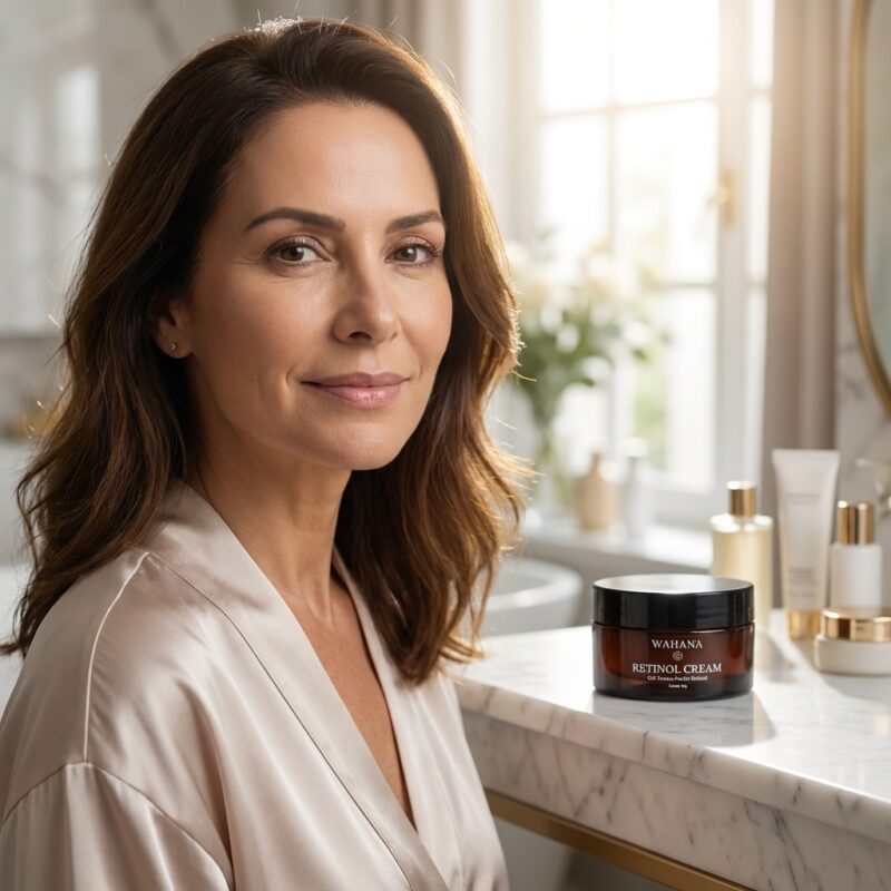 Rugas na Testa: Como Suavizar Linhas de Expressão Profundas - Retinol Cream