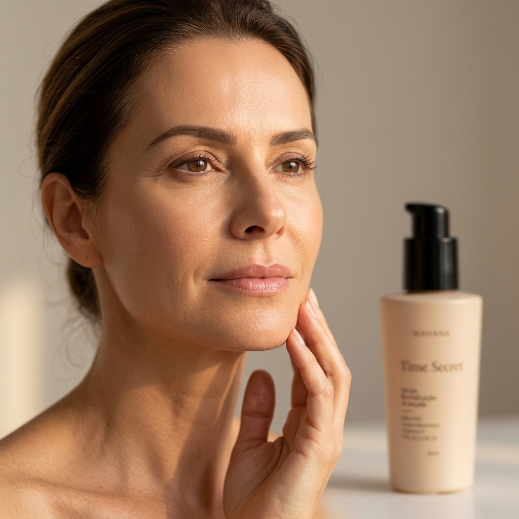 Flacidez no Rosto: Melhores Ativos para Recuperar a Firmeza - Time Secret