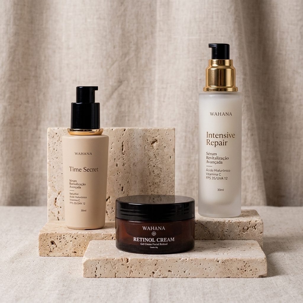 Como Tratar Manchas de Sol e Fotoenvelhecimento - Time Secret e Retinol Cream