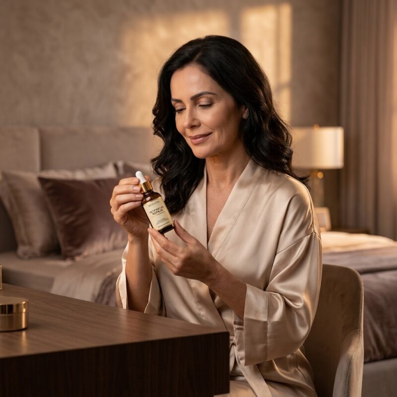 Como Montar uma Rotina de Skincare Noturna Perfeita - Intensive Repair