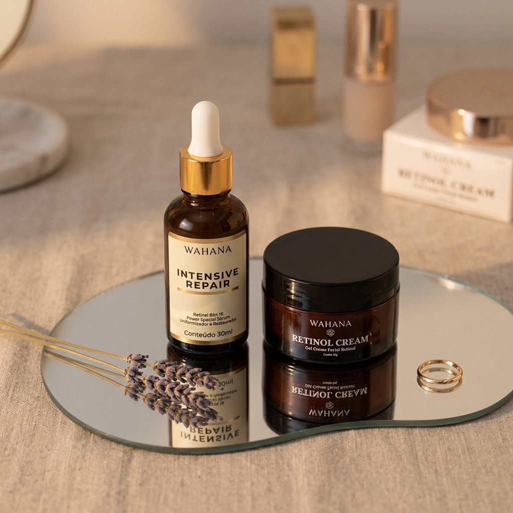 Sérum Intensive Repair: O segredo contra a flacidez após os 50 - Intensive Repair e Retinol Cream