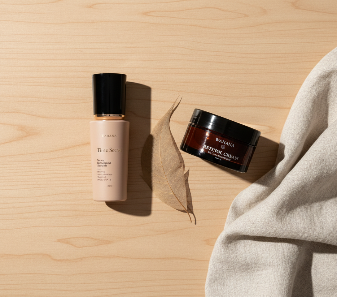 Flacidez no Rosto aos 40 Anos: Como Recuperar a Firmeza - Time Secret e Retinol Cream