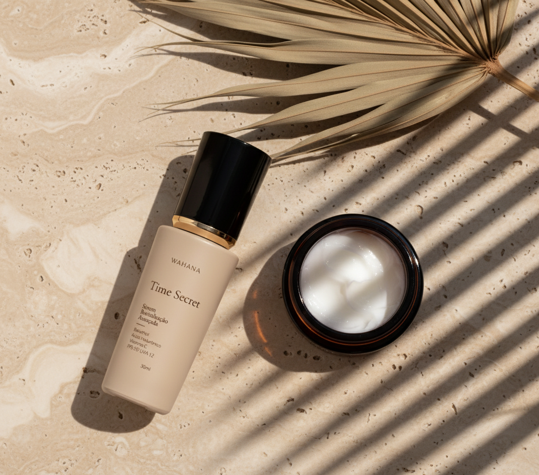 Manchas de Sol e Envelhecimento: Como Uniformizar o Tom da Pele - Time Secret e Retinol Cream