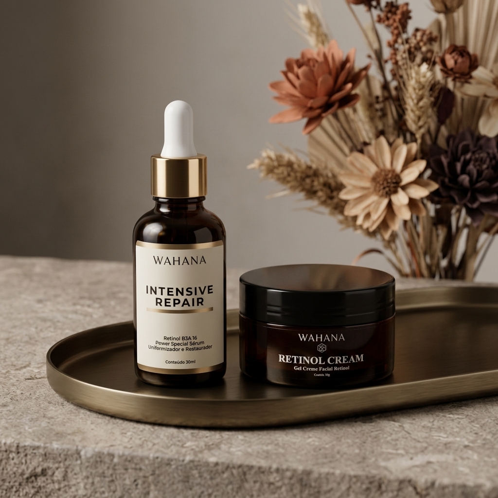 Sérum Intensive Repair: O segredo contra a flacidez após os 50 - Intensive Repair e Retinol Cream