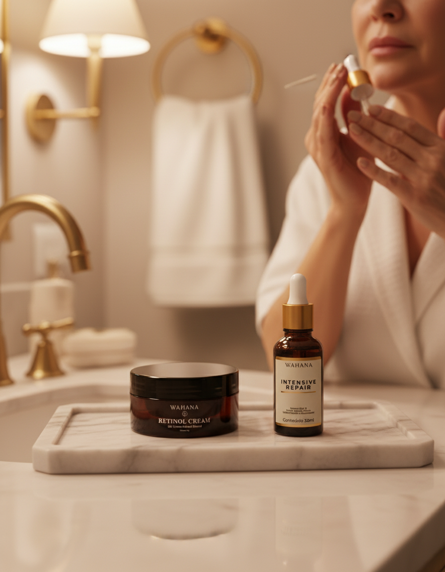 Retinol para Iniciantes: Como Inserir na Rotina Sem Irritar a Pele - Retinol Cream e Intensive Repair