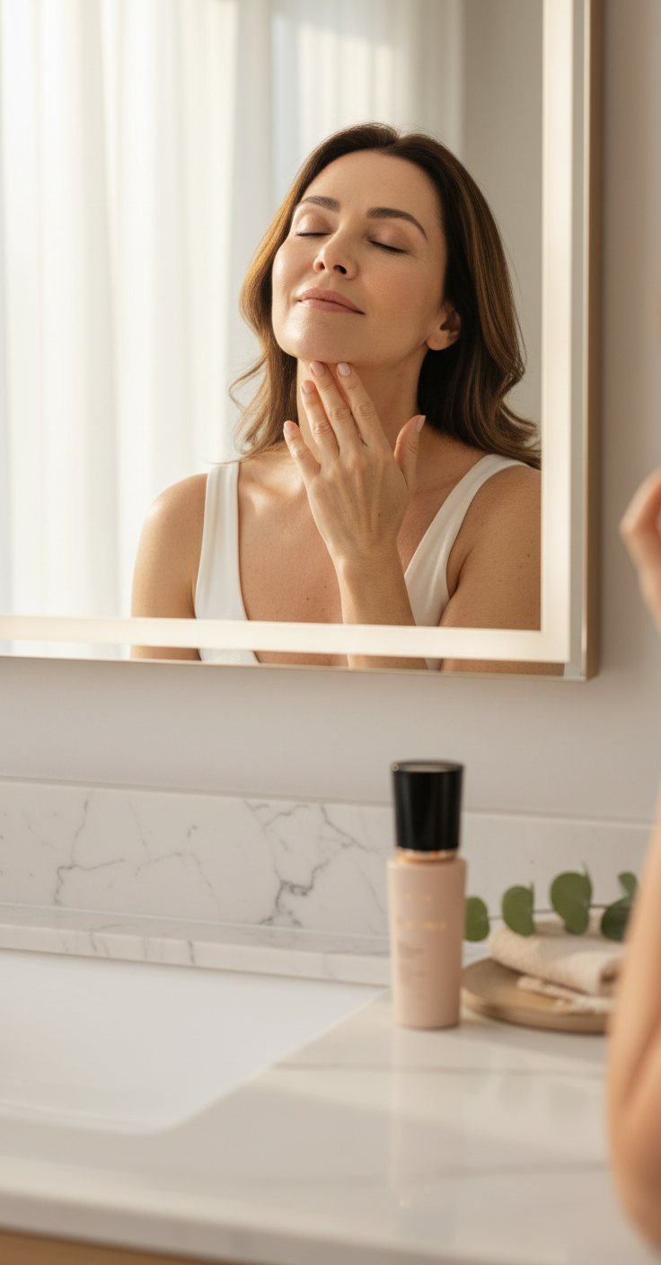 Flacidez no Rosto aos 40 Anos: Como Recuperar a Firmeza - Time Secret