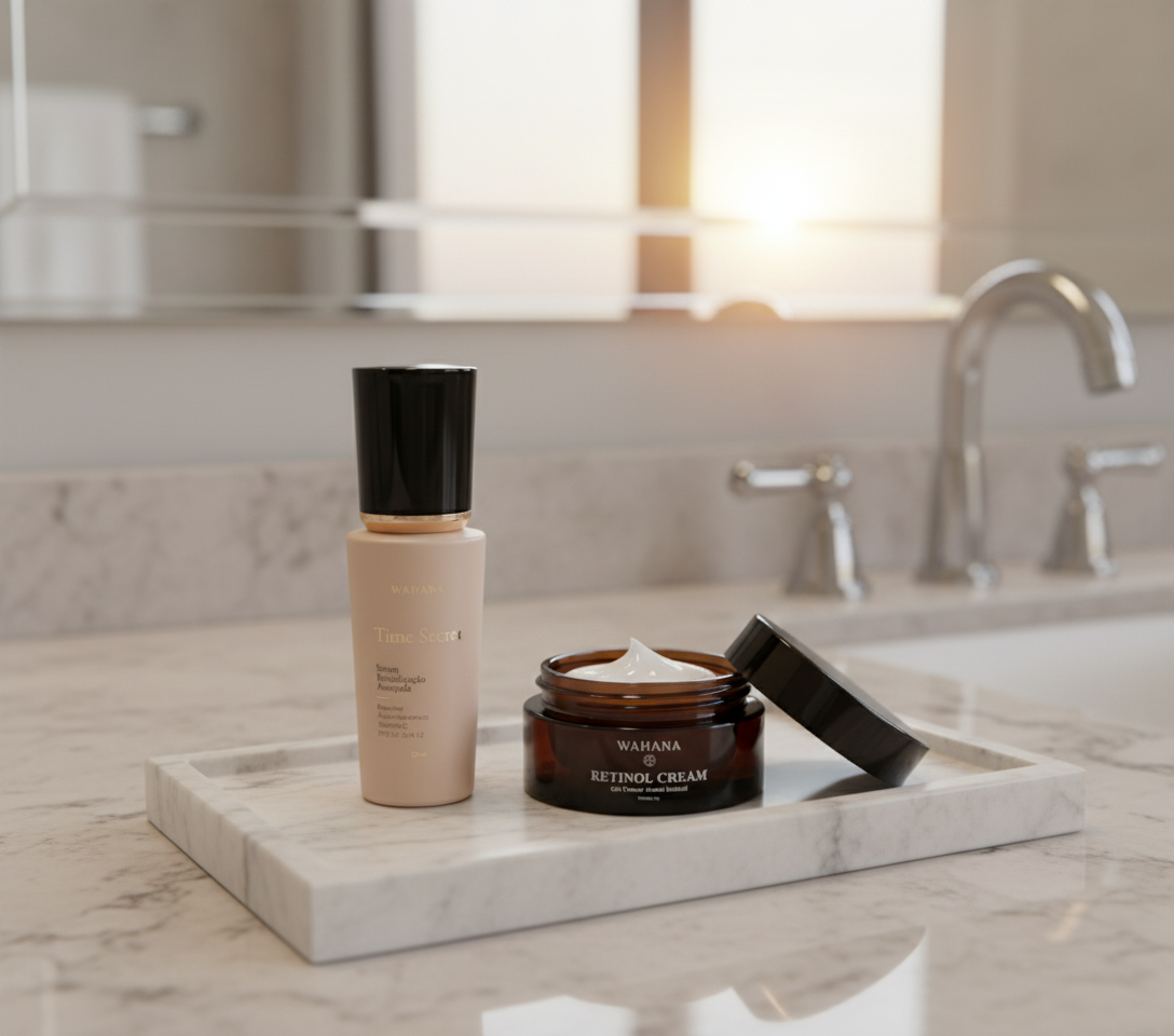 Manchas de Sol: Como Clarear e Prevenir a Melanose Solar - Time Secret e Retinol Cream