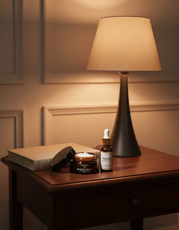 Rotina Noturna Perfeita para Rejuvenescer Enquanto Dorme - Retinol Cream e Intensive Repair