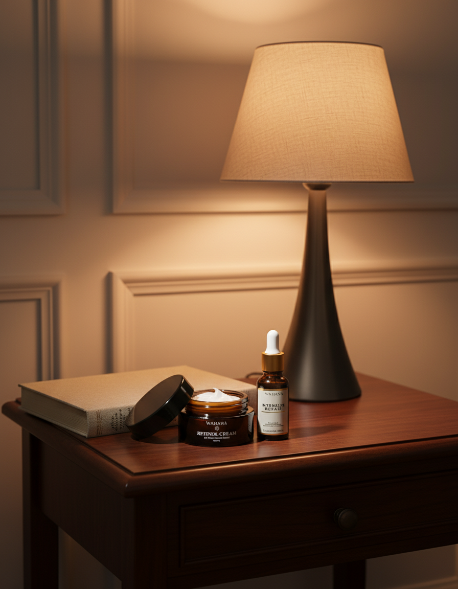 Rotina Noturna Perfeita para Rejuvenescer Enquanto Dorme - Retinol Cream e Intensive Repair