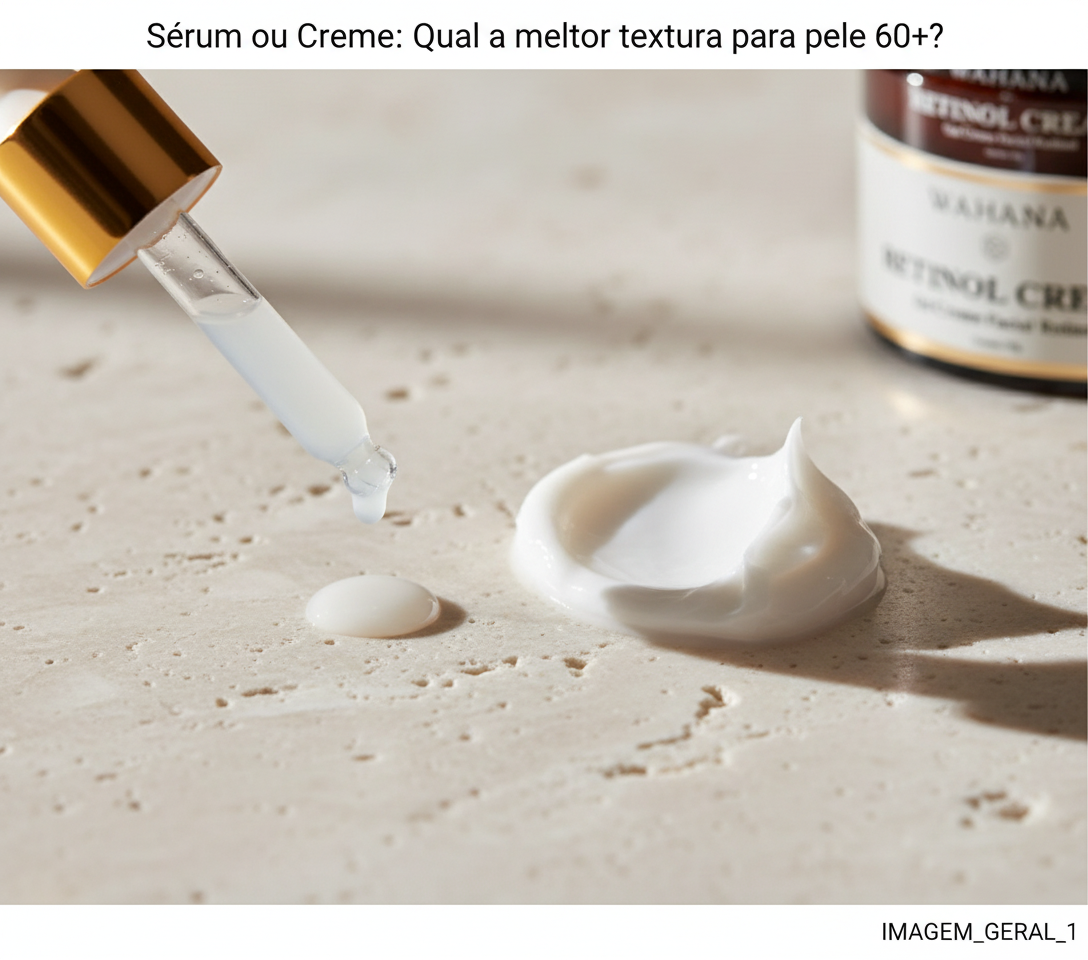 Sérum ou Creme: Qual a melhor textura para pele 60+? - Intensive Repair e Retinol Cream