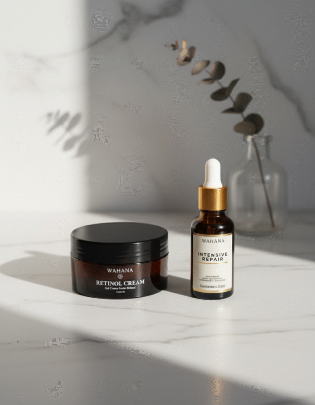 Ácido Hialurônico vs Retinol: Qual Escolher e Como Combinar - Retinol Cream e Intensive Repair