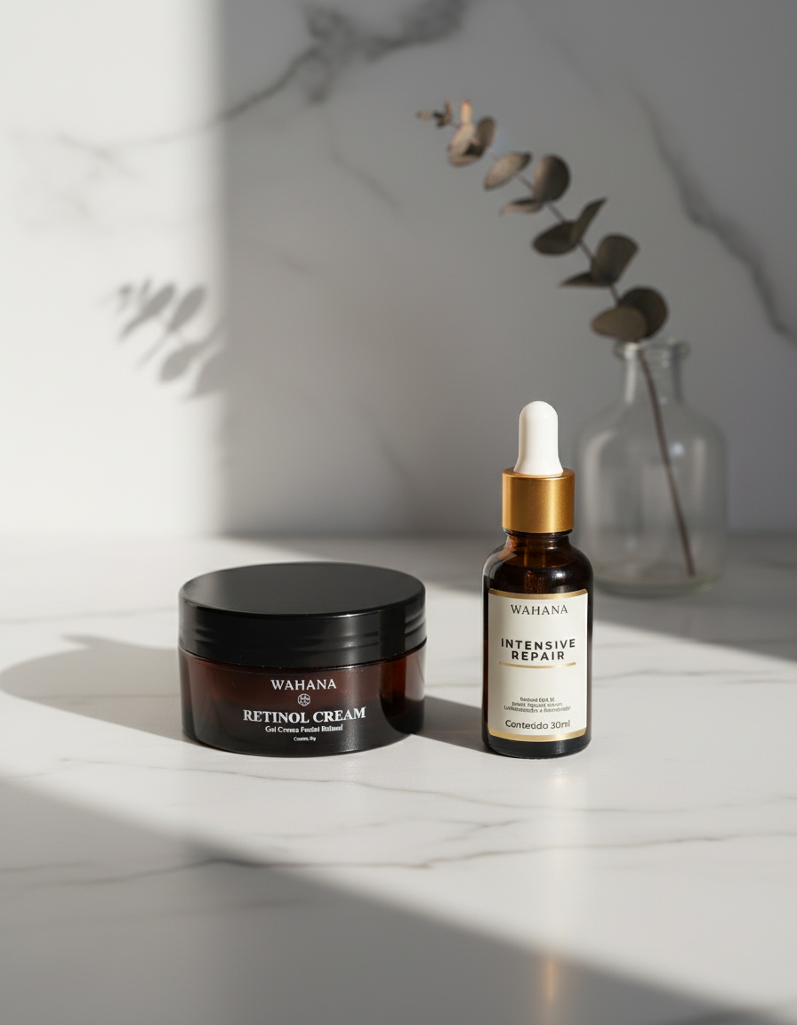 Ácido Hialurônico vs Retinol: Qual Escolher e Como Combinar - Retinol Cream e Intensive Repair