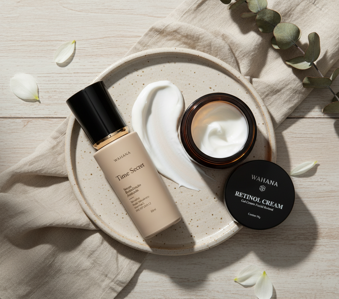 O Que São Peptídeos e Por Que Sua Pele Precisa Deles Agora - Time Secret e Retinol Cream