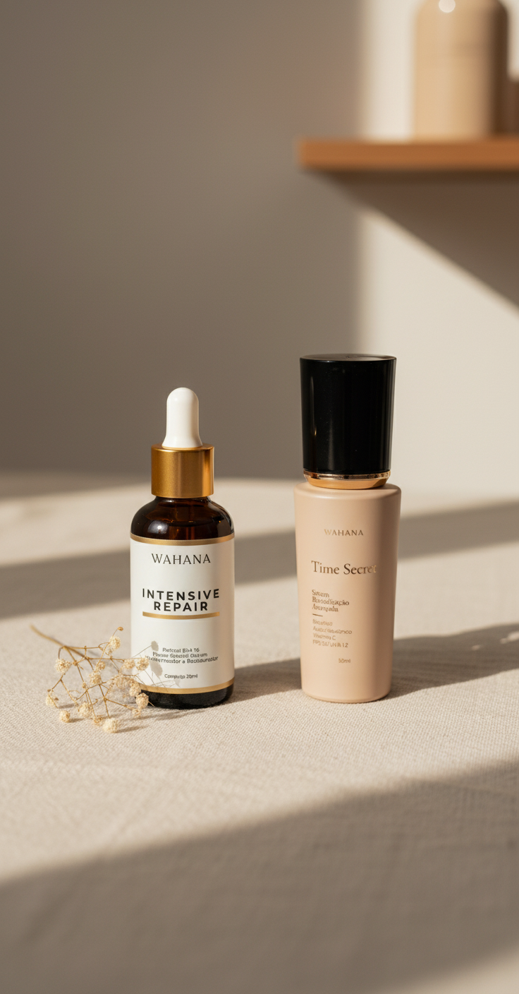 Niacinamida para pele madura: Benefícios para peles sensíveis e finas - Intensive Repair e Time Secret
