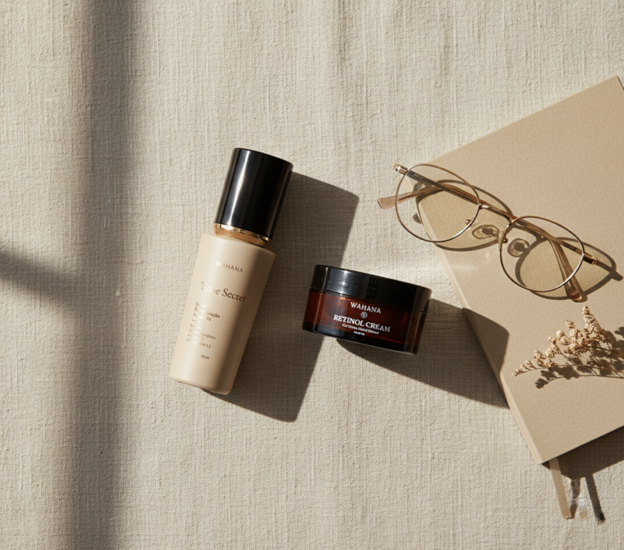 Skinimalismo 3.0: rotina minimalista e eficaz para pele madura - Time Secret e Retinol Cream