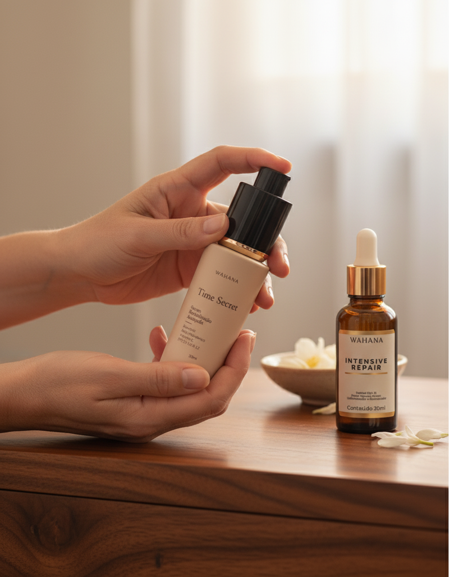 Skincare na menopausa: como tratar flacidez e ressecamento intenso - Time Secret e Intensive Repair