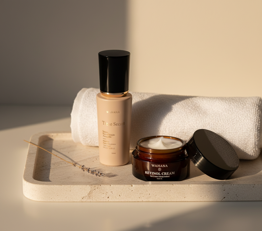 Por que a pele fica mais seca após os 40 anos? Entenda a biologia e como tratar - Time Secret e Retinol Cream