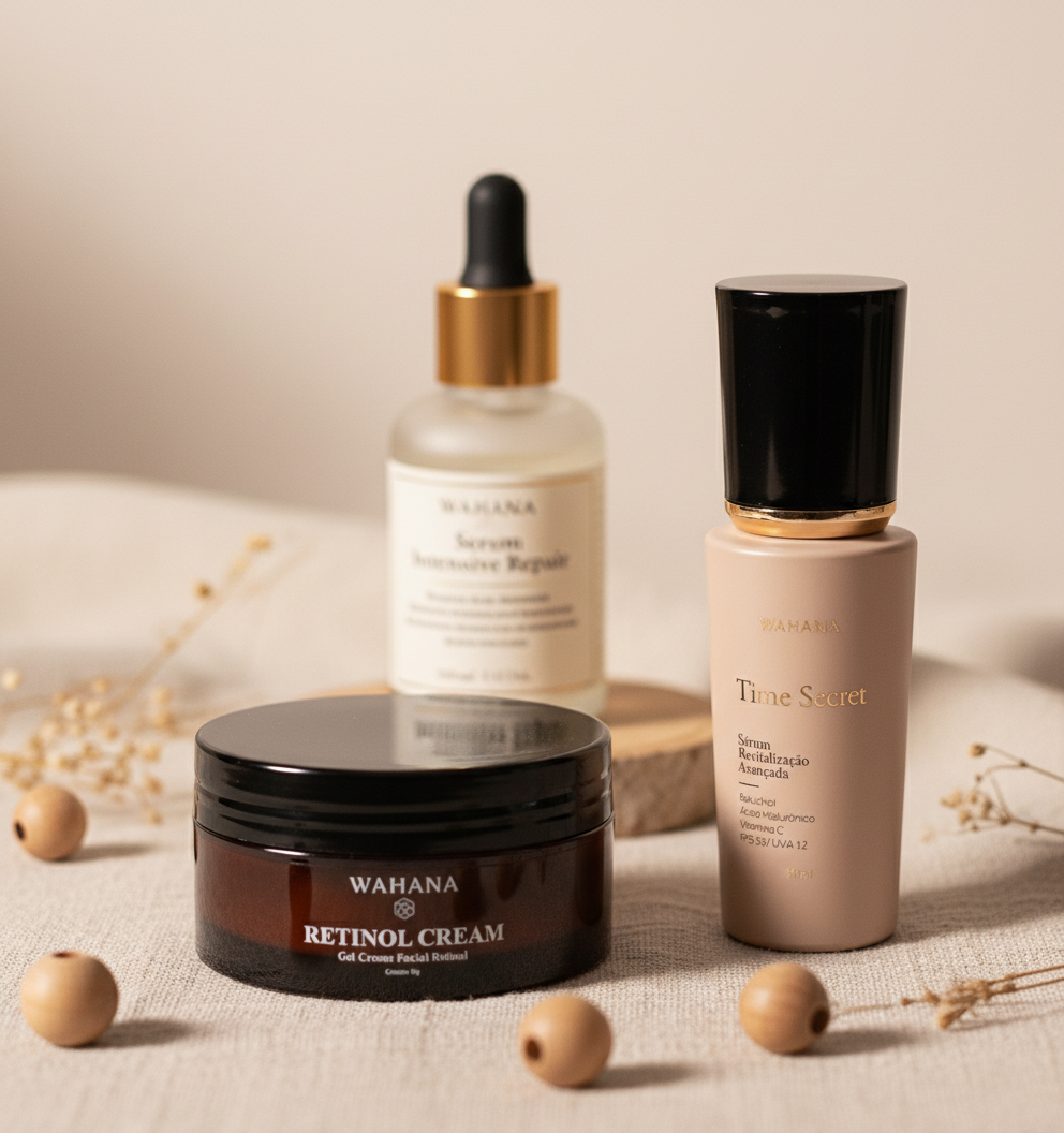 Manchas de Acne (PIH): Como Uniformizar o Tom da Pele com Segurança - Retinol Cream e Time Secret