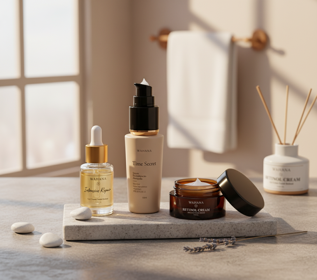 Olheiras e Linhas Finas: Como Tratar a Área dos Olhos com Eficácia - Time Secret e Retinol Cream