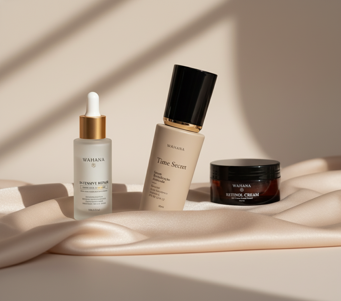 Prevenção aos 30 Anos: Como Parar os Primeiros Sinais de Envelhecimento - Time Secret e Retinol Cream
