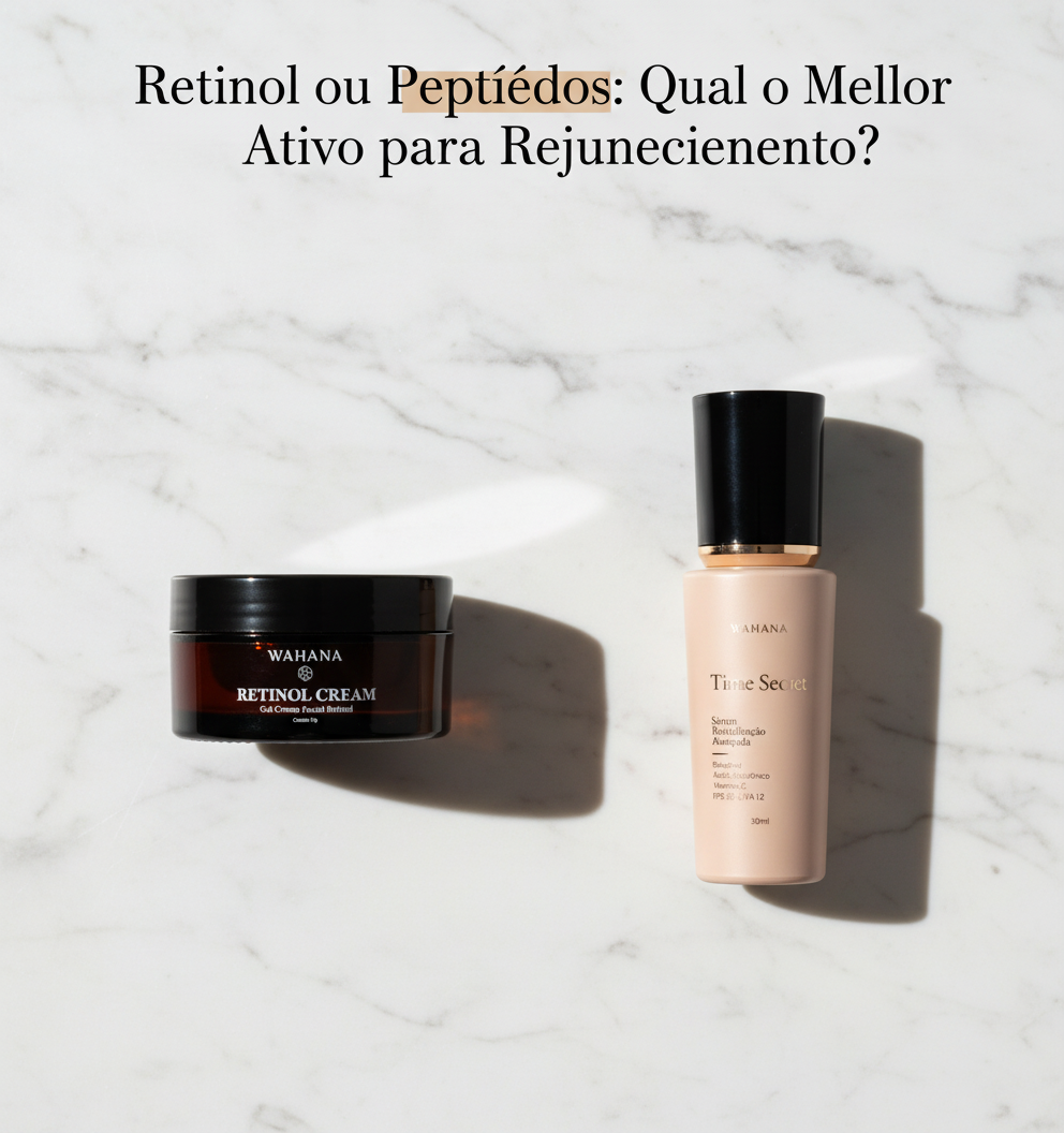 Retinol ou Peptídeos: Qual o Melhor Ativo para Rejuvenescimento? - Retinol Cream e Time Secret